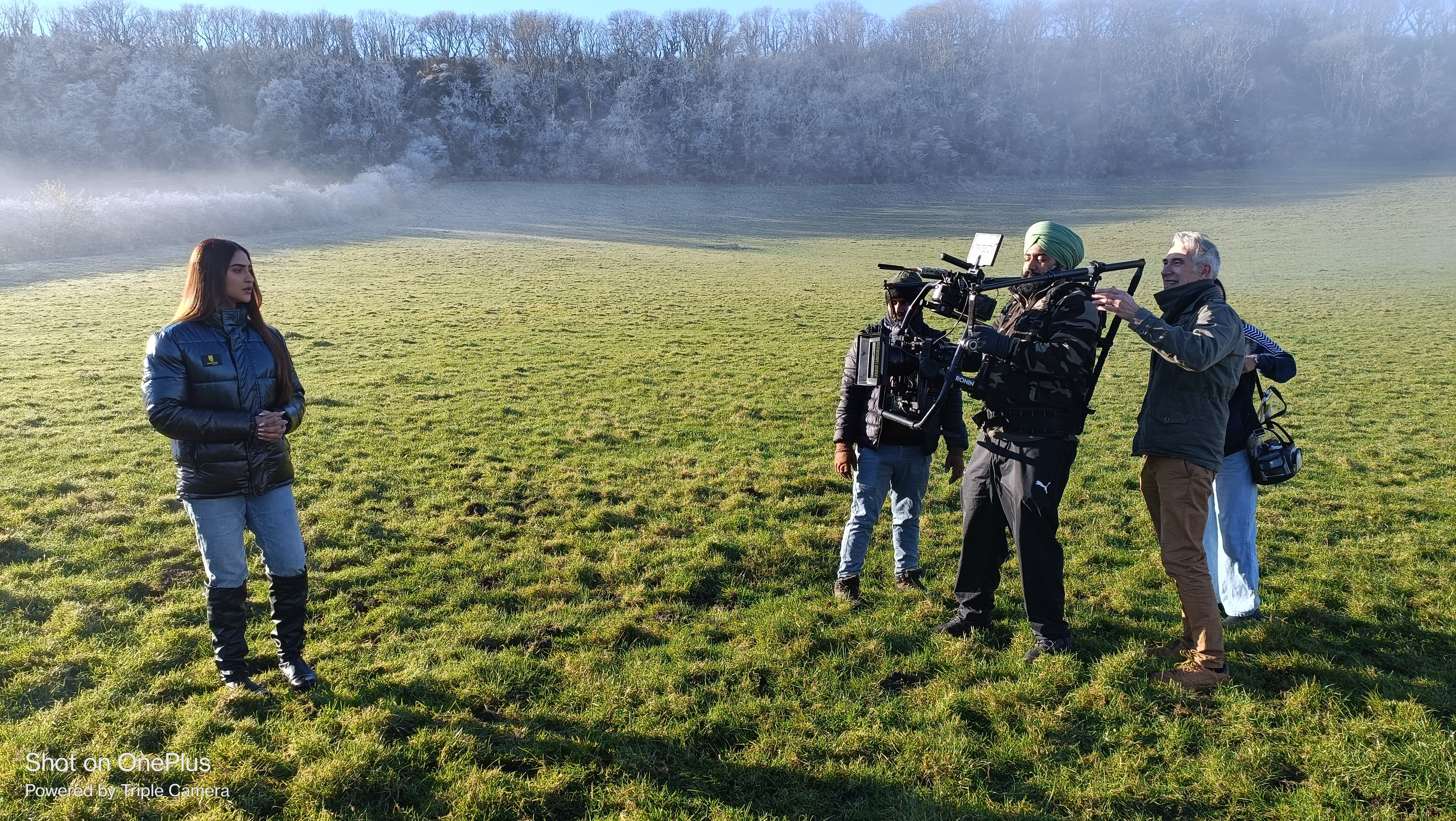 Director working with actors